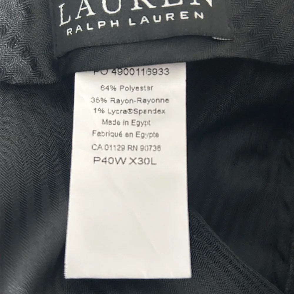 Lauren Ralph Lauren Gray Ultraflex Classic Fit Pants 40X30  Office Corporate